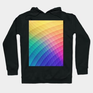 Spectrum Bomb Fruity Fresh HDR Rainbow Colorful Experimental LGPT Pattern Hoodie